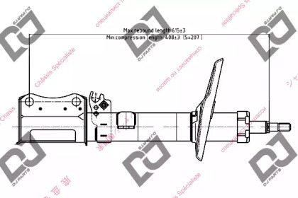 Амортизатор DJ PARTS DS1031GS